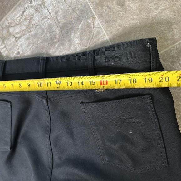 Vintage Men’s Wrangler ranch pants 80's Black Wrangler, Polyester, Bootcut NWOT - Picture 14 of 16